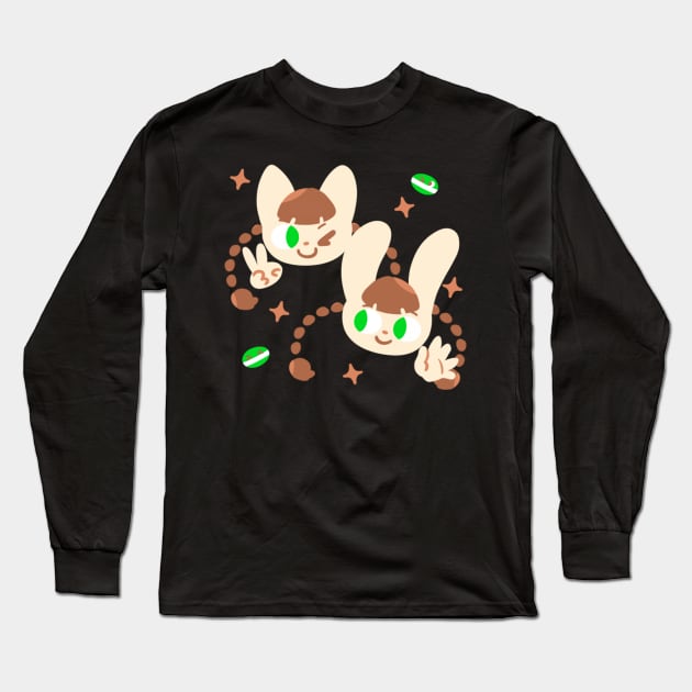 Mimi and Nyami Long Sleeve T-Shirt by nekomachines